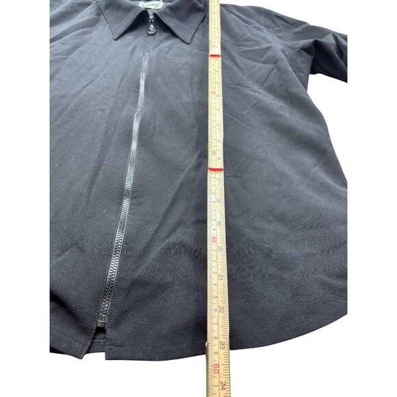 Sympli The Best Black Zip-Up Blouse Size 8 - Picture 4 of 10